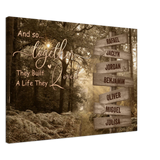 Street sign -- Rafael Jaclyn Jordan Benjamin -- Canvas 28x40 -- Gelato