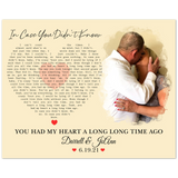 Lyrics Song -- Poster/ 8''x10'' -- Darrell & Joann