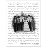 Lyrics -- Mike and Cindy 08/29/2003 -- 6x8 -- Gelato