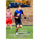 Gelato Matte Poster 28x40 - Zach's Football - LOVE, YAH YAH & KURTIE