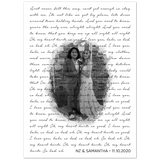 Music Lyrics Song -- Poster/ 5''x 7'' -- NZ & Samantha