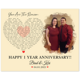 Lyrics Song -- Poster/ 8''x10'' -- Brad & Keri