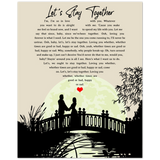 Music Lyrics Song -- Poster/ 8''x 10'' -- Let’s Stay Together (Al Green)