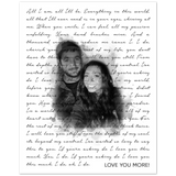Lyrics -- LOVE YOU MORE! -- 8x10 -- Gelato