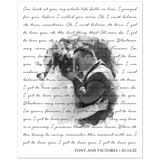 Lyrics Song -- Poster/ 16''x20'' -- Tony and Victoria
