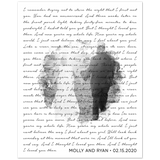 Lyrics Song -- Poster/ 8''x10'' -- Molly and ryan