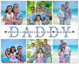 Daddy Family Prints -- Unframed 16''x20'' -- EHAB HANNA