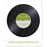 Lyrics Song -- Poster/ 8''x10'' -- Steven & Shelby