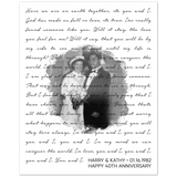 Lyrics Song -- Poster/ 8''x10'' -- Harry & Kathy