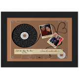 Cassette -- Kaitlyn & Rafael 11.05.2021 -- Black framed 5x7 -- Gelato