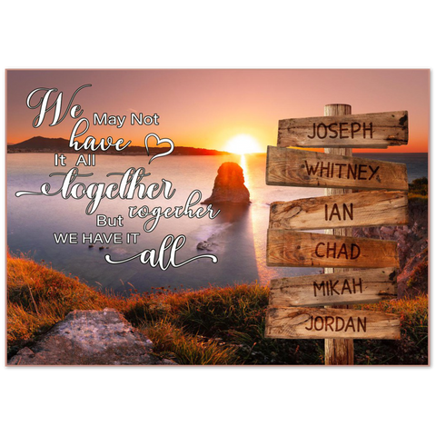 Streert sign -- Joseph Whitney Ian Chad -- 28x40 -- Gelato