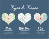 Love Anniversary Print -- Unframed 8''x10'' -- Ryan & Renee