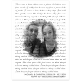 Lyrics -- Michael & chrystal ziessler -- 5x7 -- Gelato