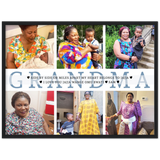 Daddy Family Prints -- Black Framed 18”x24” -- OMU BWATI