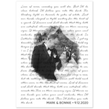 Lyrics Song -- Poster/ 5''x 7'' -- Mark & Bonnie