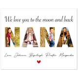 Photo Collage Prints -- Poster/ 8''x10'' -- NANA