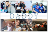 Daddy Family Prints -- Unframed  11''x17'' -- SJ, Millie