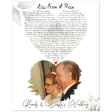 Music Lyrics Song -- Poster/ 8''x 10'' -- Randy & Cindy