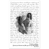 Music Lyrics Song -- 11''x17'' -- Te adoro muchísimo