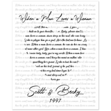 Lyrics -- Scott & Becky 1997 -- 8x10 -- Gelato