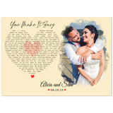 Lyrics -- Alicia and Sam 08.18.18 -- 20x28 -- Gelato