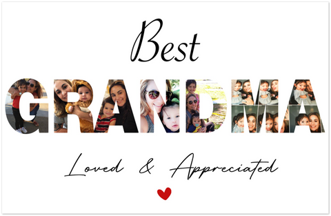 Photo Collage Prints -- 11''x17'' -- Loved & appreciated -- gelato