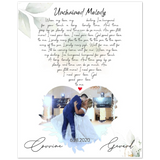 Lyrics Song -- Poster/ 16''x20'' -- Corrine & Gerard
