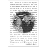 Lyrics Song -- Poster/ 16''x24'' -- Nelson and Ann - gelato