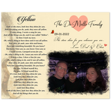 Lyrics Song -- Poster/ 8''x10'' -- The DeMello Family 09-01-2022