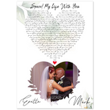 Lyrics -- Mark & Evette 08.27.2020 -- Poster 20x28 -- Gelato