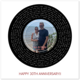 Vinyl -- Rob and Cindy -- poster 12x12 -- Gelato