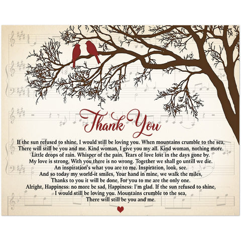 Gelato Matte 20x16 Poster - Thank You - Design 25