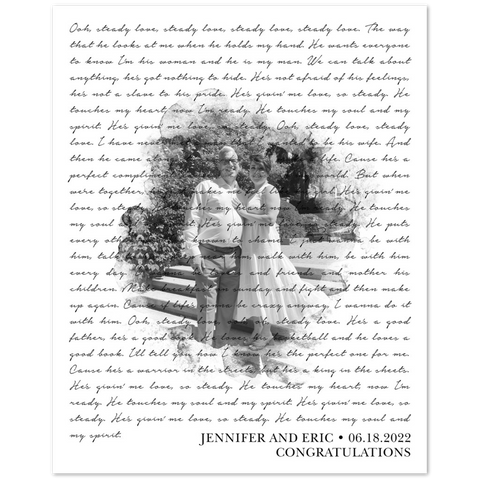 Gelato Poster 8x10 - Jennifer and Eric - 1.3