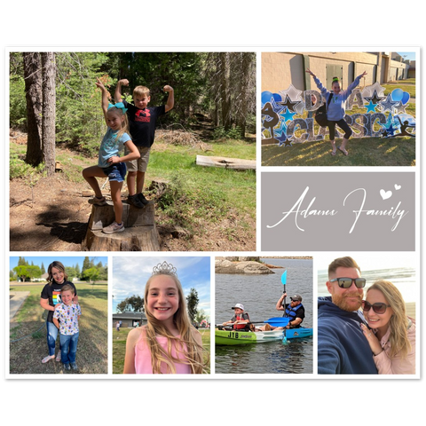 Photos Collages Prints -- Poster/ 8''x 10'' -- Adams Family