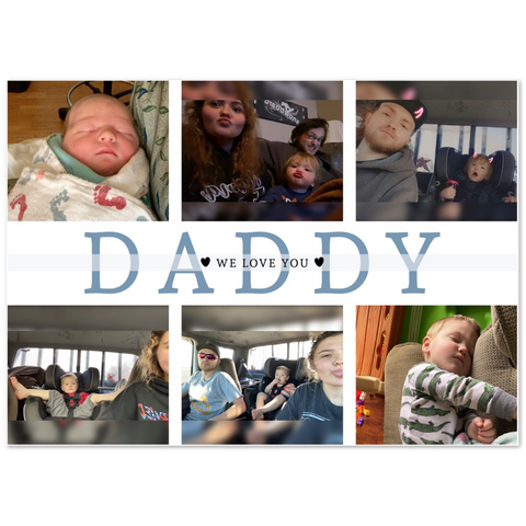 Family Prints -- poster/ 20''x28'' -- We love you 5