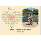 Lyrics -- Deon & Izzy -- poster 5x7 -- Gelato