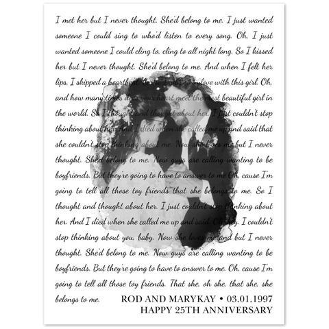 Valentine's Day Gifts -- Poster 12"x16" -- Rod and MaryKay