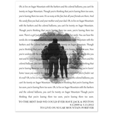 Lyrics Song -- poster/ 6''x 8'' -- Jack & Peyton