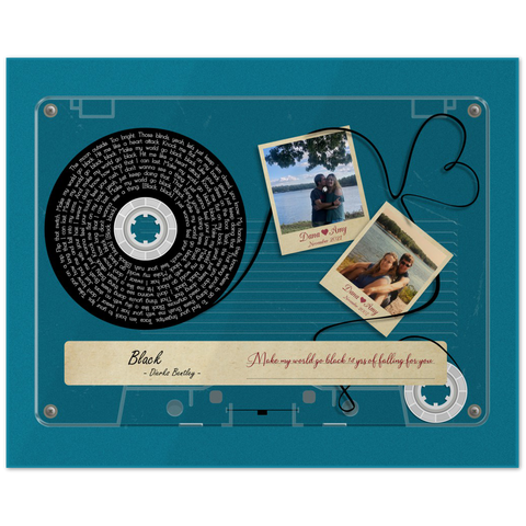 Cassette -- Dana & Amy  November 4 2021 -- 8x10 -- Gelato