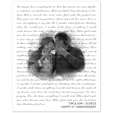 Lyrics -- Tim & Kim -- 8x10 -- Gelato