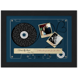 Cassette -- Micheal & Jerilyn 11.12.16 -- Black framed 6x8 -- Gelato