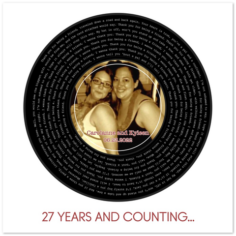 Vinyl -- Carolanne and Kyleen 06.23.2022 -- 12x12 -- Gelato