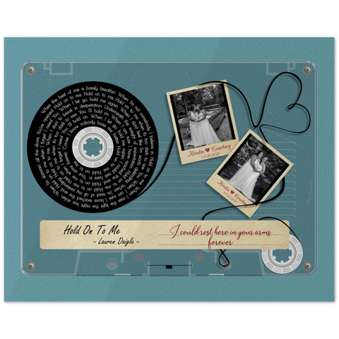 Cassette -- Kristin & Courtney 05.29.2021 -- 16x20 -- Gelato