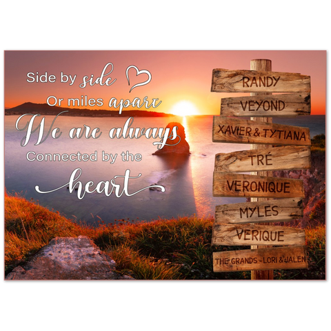 Name Street Sign -- poster/ 20''x28'' -- Xavier & Tytiana