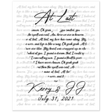 Gelato 8x10 Poster - At Last - Kerry & J.J.