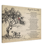 Lyrics -- Angel to save me (Eric Burgett) -- Canvas 28x40 -- Gelato