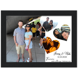 Poster -- Jonny & Nida -- Black framed 6x8 -- Gelato