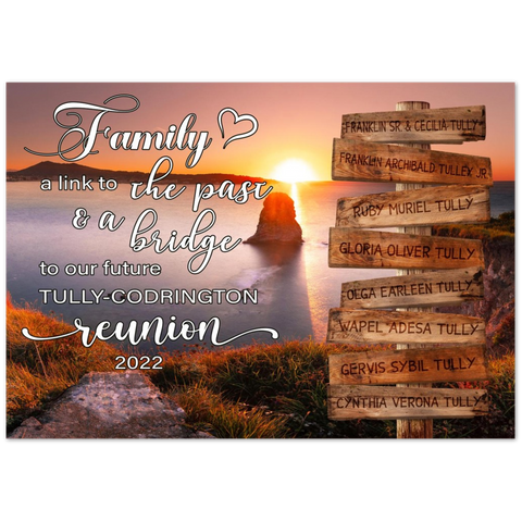 Street poster -- TULLY-CODRINGTON RUNION 2022 -- 28x40 -- Gelato