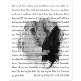 Lyrics Song -- Poster/ 8''x10'' -- Alan & Stacey 2
