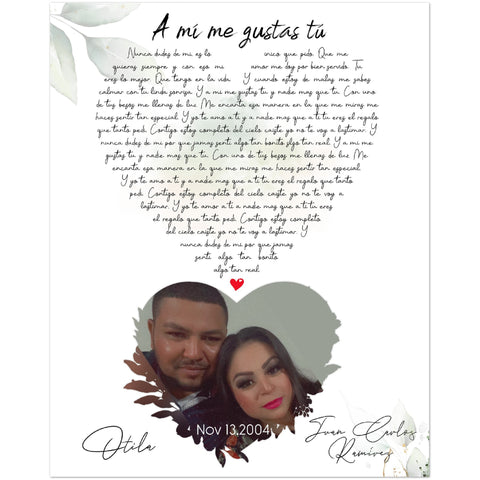 Gelato Matte 8x10 Poster - Otila & Juan Carlos Ramírez Nov13,2004